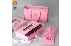 China 40cm Gold Foil Box Printing 1800gsm Greyboard Small Pink Cardboard Boxes supplier