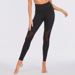 Sexy Mesh Splice High Waist Womens Yoga Leggings XS-5XL Custom Size for sale