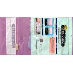 Clear Self Adhesive Plastic Bags Envelope With Header For Hardware / Washcloth