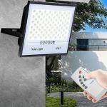 ABS LED Solar Floodlight Waterproof IP67 Solar Flood Light With Remote for sale