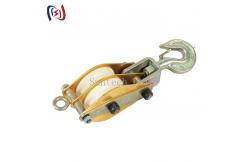 China Snatch Block 2 Ton Aluminum Sheave Hosting Tackle Conductor Stringing Tools supplier