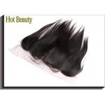 Midium Brown Straight Virgin Human Hair Lace Closure With No Fiber / Synthetic