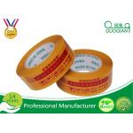 Packing Self Adhesive Waterproof Tape , Custom Bopp Printed Packaging Tape For Carton Sealing for sale