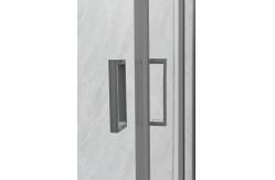 China Sliding Opening European Shower Enclosure With Alum Frame And 5/6mm Tempered Glass supplier