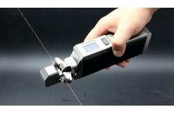 China Diffraction Handheld Laser Micrometer 2 Axis For Fine Wire Measurement supplier