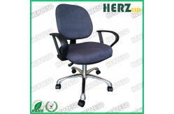 China Triple Adjustable ESD Drafting Chair , Comfortable Lab Chairs With Armrest supplier