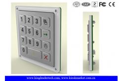 China IP65 Metal Vandal Proof Industrial Keypad For Outdoor Access System supplier