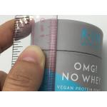 CMYK Printing PET Plastic Jars And Paper Empty Can Composite Airtightness