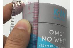 China CMYK Printing PET Plastic Jars And Paper Empty Can Composite Airtightness supplier