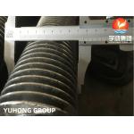 A312 Heat Exchanger Finned Tube TP317L / 304L / TP316L Spiral Extruded Studded for sale