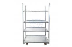 China 4 Wheels Flower Metal CC Container Easy To Clean Waterproof supplier