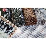 Fake Rabbit Plush Toy Fabric Brushed Printing Warp Tricot Knitting 350 Gsm for sale