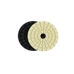 White / Black Stone Diamond Polishing Pads Max 4500 RPM 3.0mm Thickness Round Shape for sale