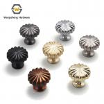Single Hole Zinc Alloy Cabinet Knob Pumpkin Handle Small Single Grain Single Button Design for Dresser Wardrobe Use Direct for sale