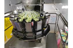 China SS304 Frame Dimple Surface 2000g Multihead Weigher supplier