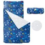 Roll Up Nap Mats For Preschool All Seasons With Removable Pillow Kids Sleeping Bags for sale