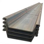 A36 Hot Rolled Sheet Piles SS400 S355 for sale
