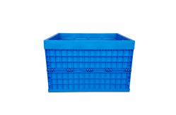 China 750*580mm Larger Plastic Collapsible Logistics Containers With Casters Convenient supplier