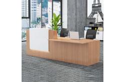 China 2000Wmm Executive Receptionist Desk With Two Lockable Drawers supplier