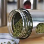 4 Piece Silver Stainless Steel Canister Set With Glass Windows