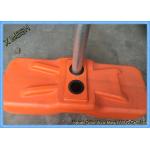 Temporary Security Fence Panels Concrete Filled Plastic Feet High Quality HDPE for sale