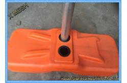 China Temporary Security Fence Panels Concrete Filled Plastic Feet High Quality HDPE supplier