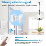 IP44 Waterproof Zigbee Smart Switch 2A 250V Smart Button Homekit