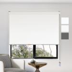 China Fire Flame Retardant Roller Blinds Fabric Polyester Plain Blackout Roller Blind Fireproof Fabric For Office factory