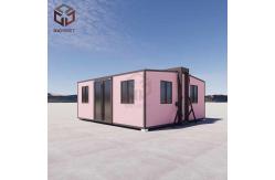 China 700mm Wall Fireproof Prefab Folding House Portable 20ft 30ft 40ft supplier