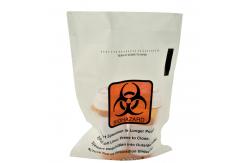 China Biohazard Transparent 8x10cm Specimen Transport Bag Heat Seal supplier