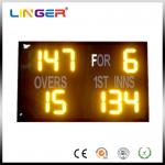 Outdoor Easy Operation Cricket Digital Scoreboard With 2 Years Warranty for sale