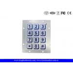 12 keys Piezoelectric Keypad for Indoor and Outdoor Access Control System for sale