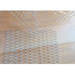 25mm Thick Diamond Mesh Metal Sheet Aluminum Wire Netting Iron Stretched