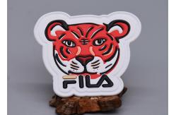 China Garments Degradable TPU Embossed Custom Logo Label With 5 Colours supplier
