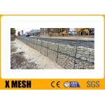Aperture 60x80mm Galvanized Gabion Wire Mesh 4×1×1m Preventing Rock Breaking for sale
