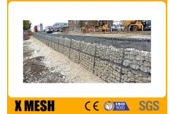 China Aperture 60x80mm Galvanized Gabion Wire Mesh 4×1×1m Preventing Rock Breaking supplier