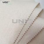 White Polyester Tie Interlining Fabric For Silk Tie Shrink Resistant
