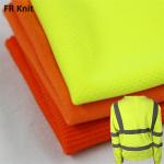 High Visibility 100 Percent Cotton Reflective Shirts FR Fleece For Construction Workers for sale