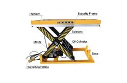 China 4 Ton Capacity Small Hydraulic Lift Table Fixed Scissor Lifting Platform supplier