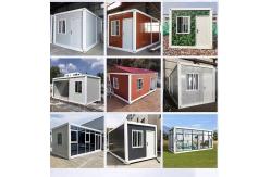 China Customizable Folding Container House Steel Structure and Rock Wool Panel supplier