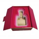 Pink Cardboard Packaging Boxes Containers With Superimposed Foam Insert Accessory for sale