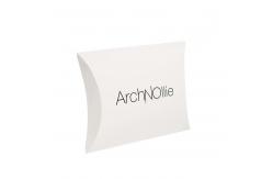 China Cardboard White Kraft Pillow Box Envelopes With Custom Printed supplier