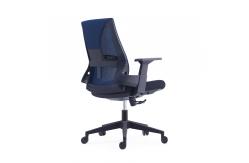 China Modern MID Back Ergonomic Mesh Back Fabric Seat Swivel Office Game Chair supplier