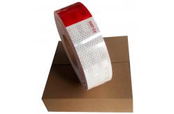 China Custom Prismatic Dot C2 Reflective Tape Red And White Dot Retro Reflective Tape supplier