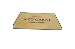 China Personalized Commercial Entrance Mats With Custom Logo And Nitrile Rubber Backing supplier