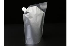 China Custom Printed Aluminum Foil Pouches Upright Red / White Wine Resealable Spout Pouch supplier