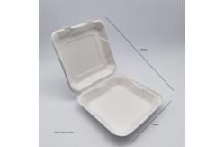 China 900ml Biodegradable Takeout Containers , Microwavable Biodegradable Takeaway Boxes supplier