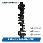 Engine 6D16 6D16T Cast Iron Crank Shaft ME130937 for Excavator Forged Steel Crankshaft for sale