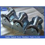 Galvanized Frame Cable Pulling Roller With Three Aluminum Wheel for sale
