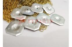 China HVAC Accessories 30mm Galvanized Square Insulation Self Locking Speed Washers supplier